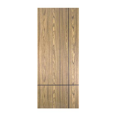 ประตูภายในเมลามีน W ME1 80X200 ซม. สี SEMARANG TEAK ไม่เจาะลูกบิด