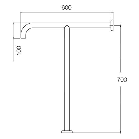 ราวมือจับกันลื่น ตัว T WS HR-6500-T_1
