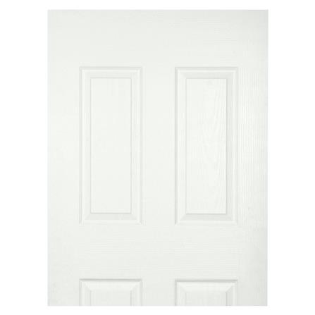 ประตูภายใน HDF W ศรีวิชัย 4 ฟัก 80X200 ซม. สีขาว ไม่เจาะลูกบิด_2