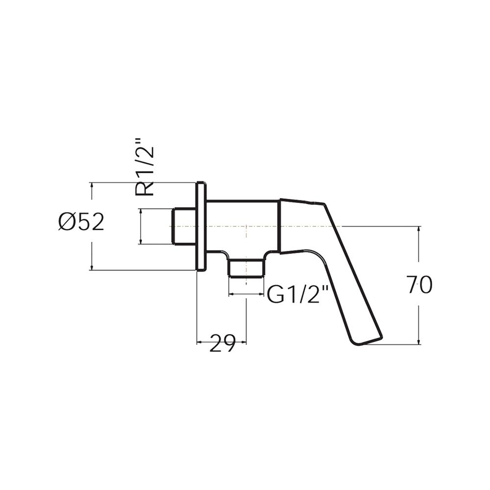 วาล์วฝักบัว AMERICAN STANDARD FFAST604-7T1500BT0