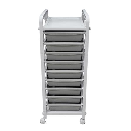 ชั้นลิ้นชักพลาสติก 9 ชั้น STACKO 33.5x40x89.5 ซม. สีเทา_1
