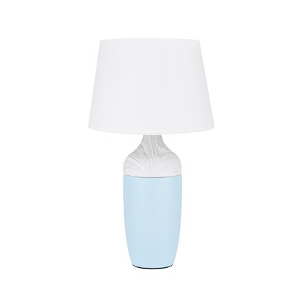 ไฟตั้งโต๊ะ CARINI K3579_BLUE ผ้า/เซรามิก โมเดิร์น สีขาว/สีฟ้า