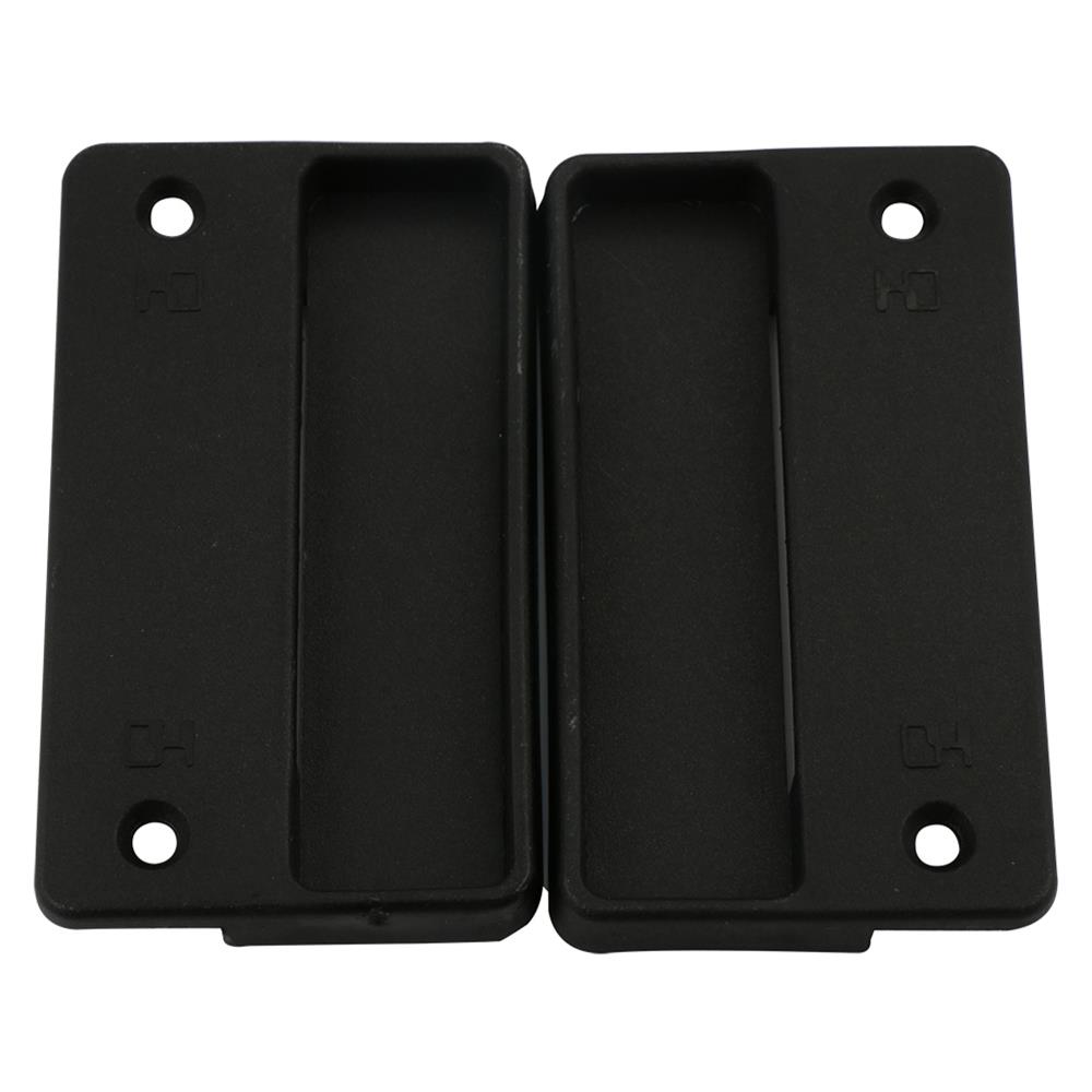 มือจับมุ้งลวดบานประตู BY TORA 2 ชิ้น สีดำ