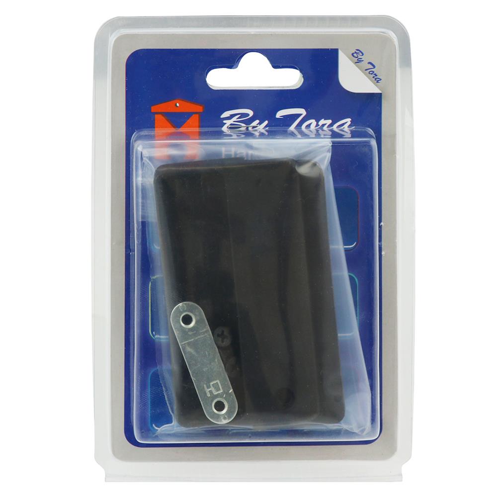 มือจับมุ้งลวดบานประตู BY TORA 2 ชิ้น สีดำ