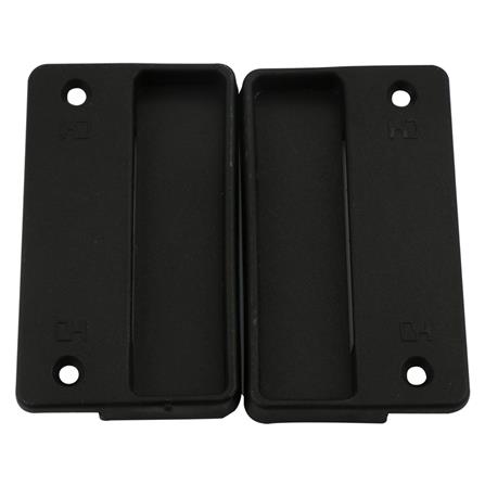 มือจับมุ้งลวดบานประตู BY TORA 2 ชิ้น สีดำ_1