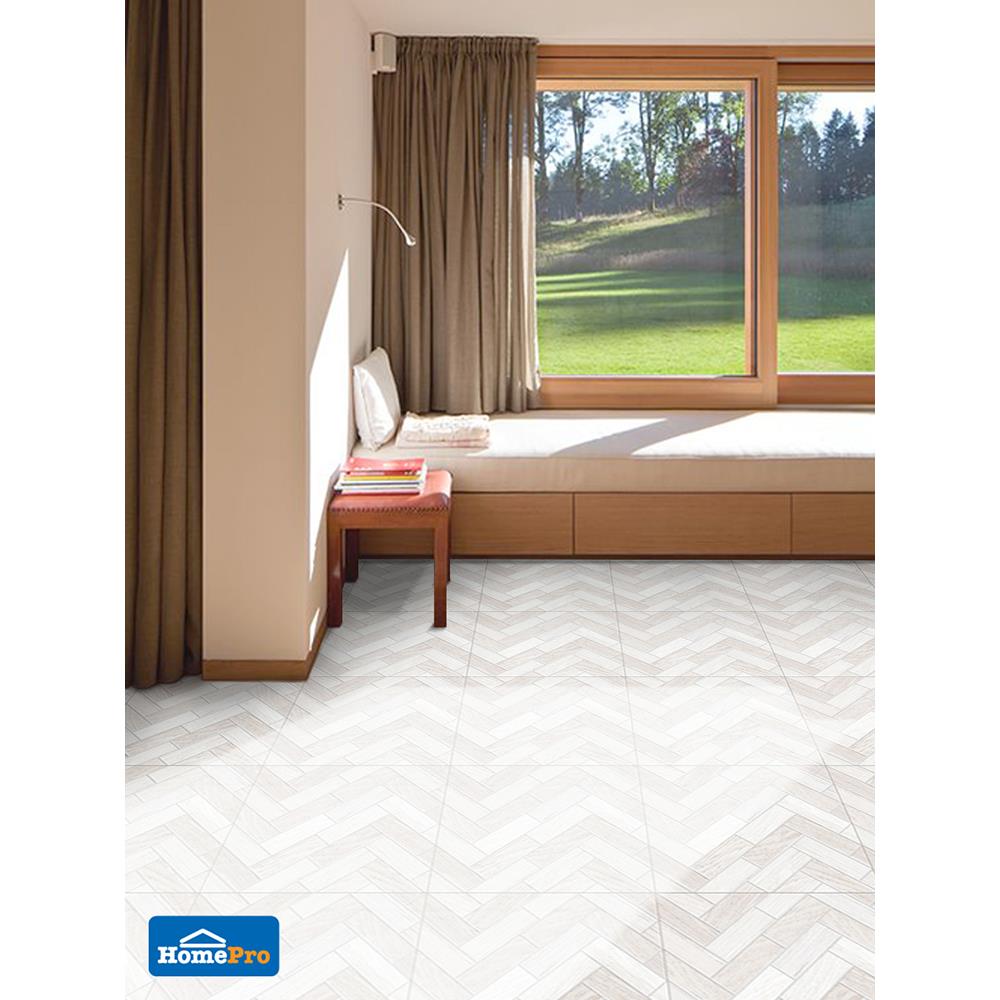 กระเบื้องพื้น 16x16 นิ้ว TARA ฮาเว่น ขาว EXC A 0.96 ตร.ม.