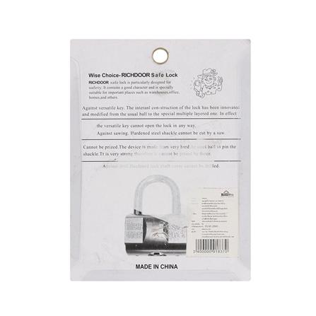 กุญแจลูกปืน HAMMER LOCK 70 มม. สีสเตนเลส_3