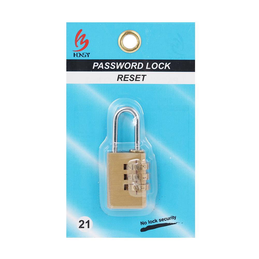 กุญแจรหัส 3DIGIT 21 มม.