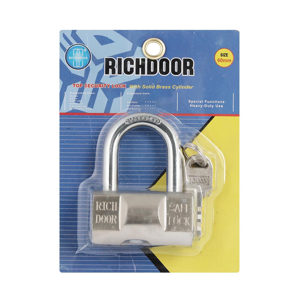 กุญแจลูกปืน RICHDOOR HAMMER LOCK 60 มม.