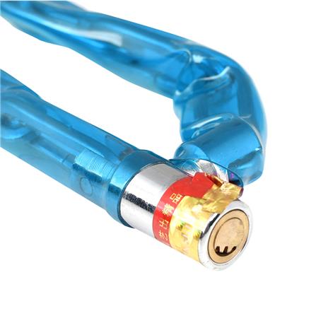 กุญแจโซ่จักรยาน 100 ซม. สีน้ำเงิน_1