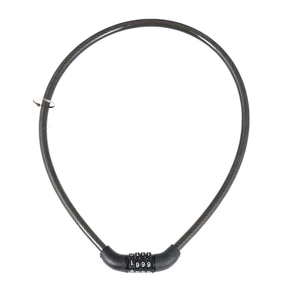 กุญแจจักรยานรหัส 64 ซม. สีดำ