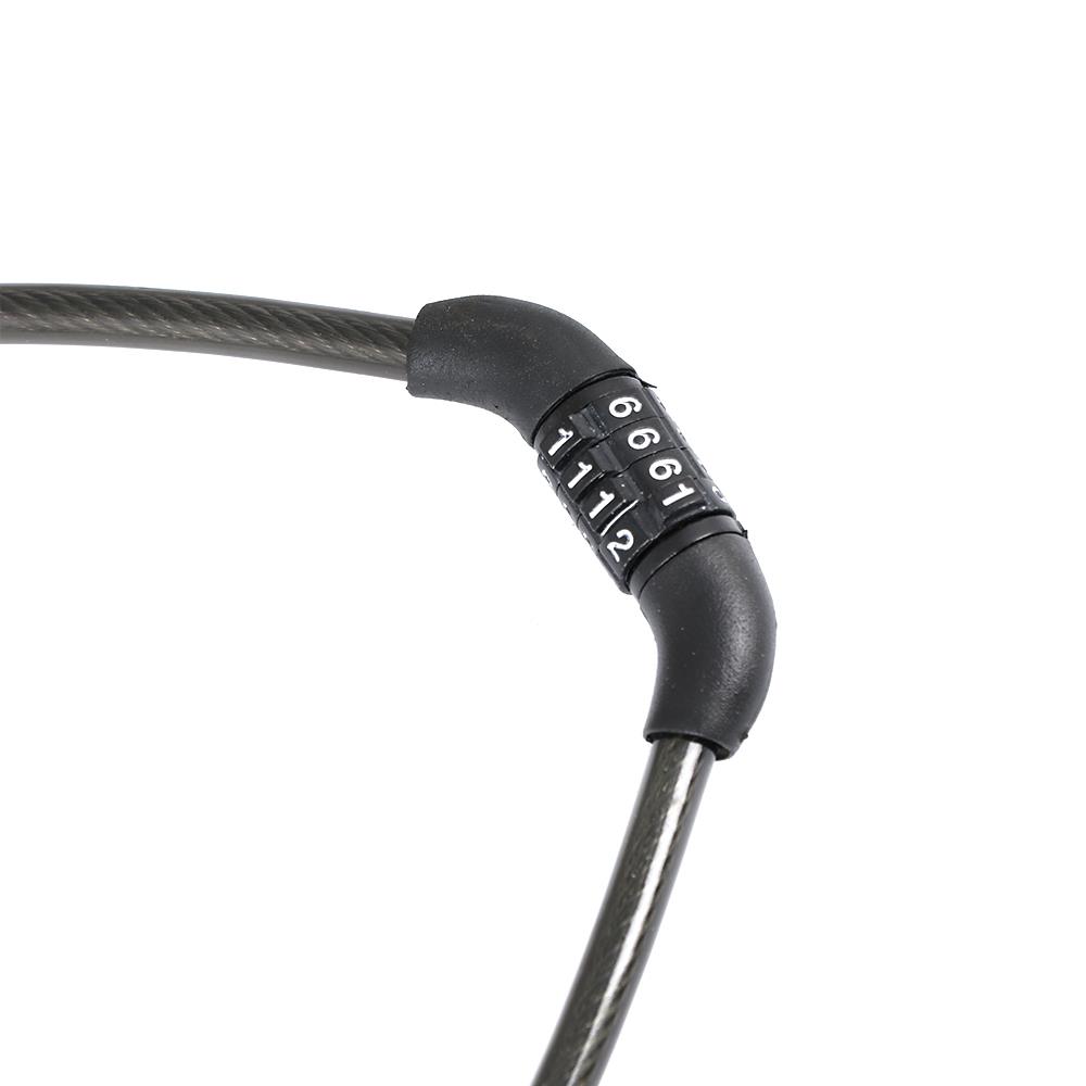 กุญแจจักรยานรหัส 64 ซม. สีดำ