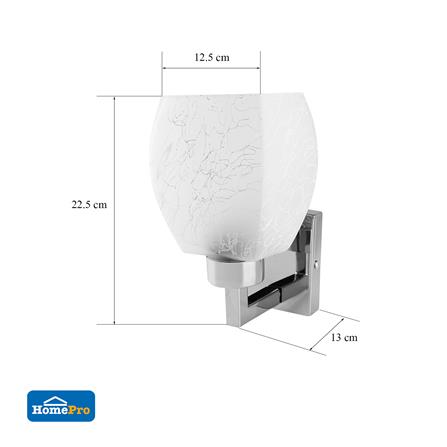 ไฟกิ่งภายใน CARINI W-591/1 CH สีขาว 1 หัว_6