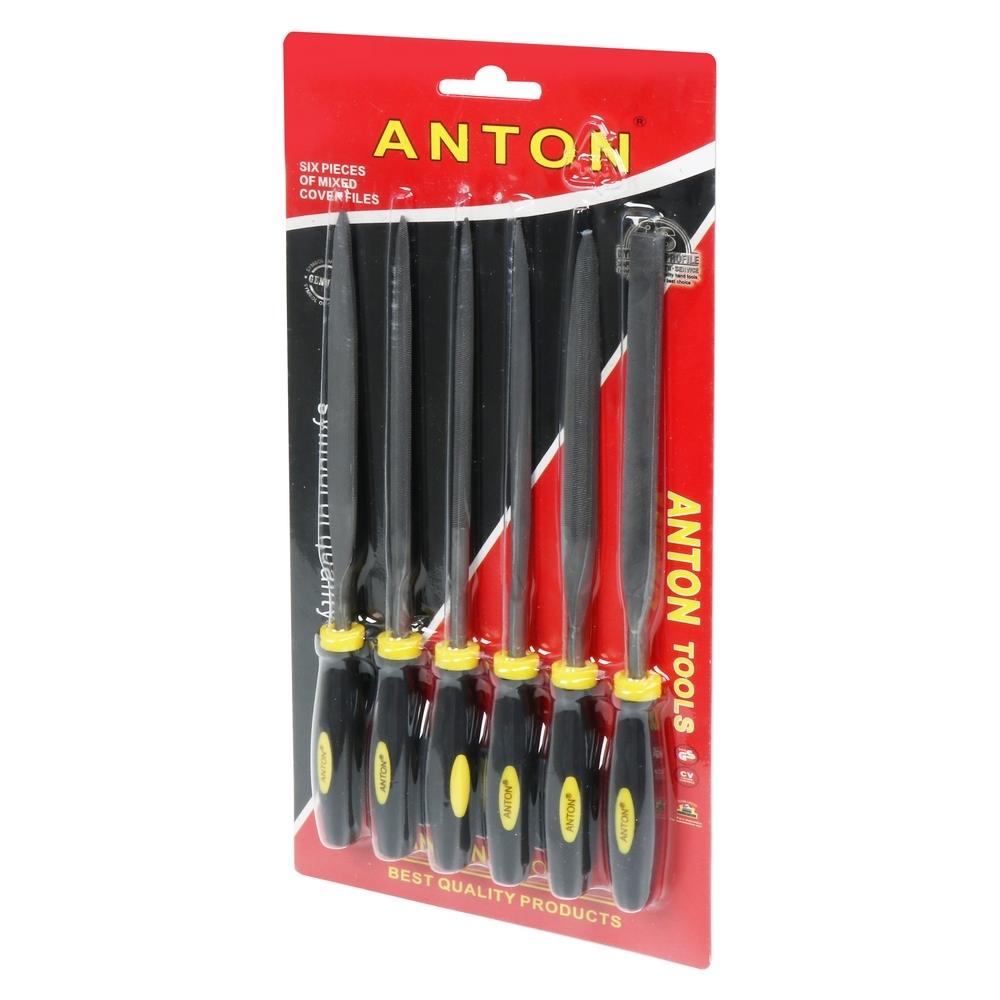 ตะไบเหล็ก ANTON 6 ชิ้น/ชุด