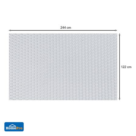 แผ่นโพลีคาร์บอเนต คริสตัล SUNSHIELD 3 มม. 1.22X2.44 ม. สีใส_2