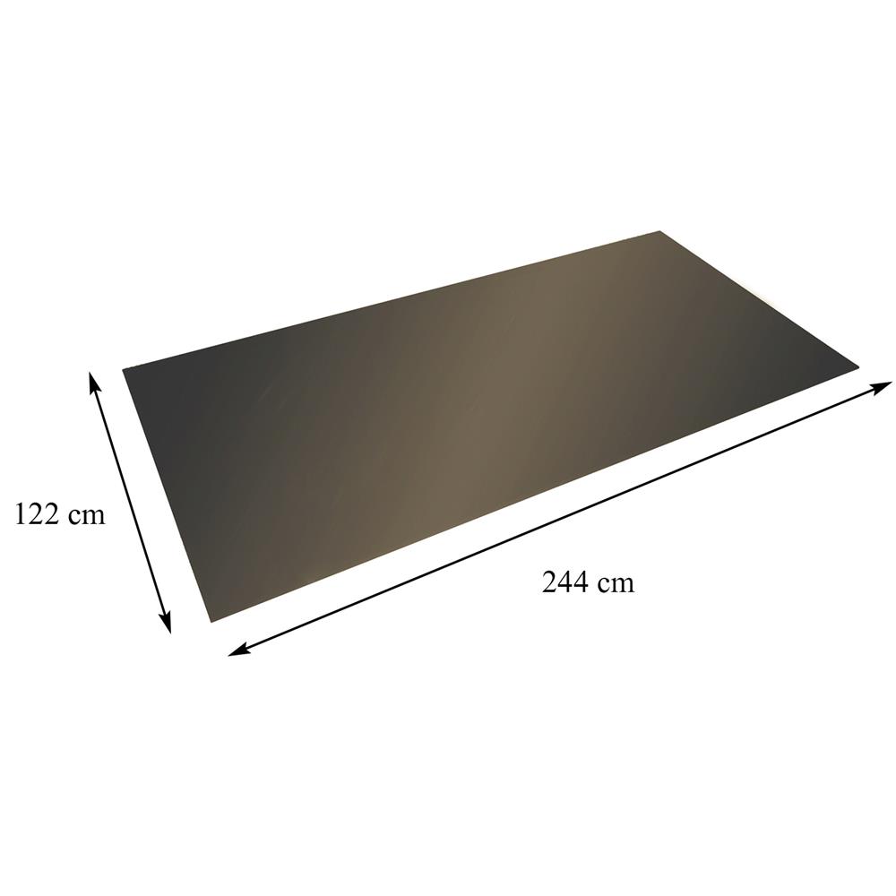 แผ่นโพลีคาร์บอเนต แบบตัน SUNSHIELD 3 มม. 1.22X2.44 ม. สีน้ำตาลเข้ม