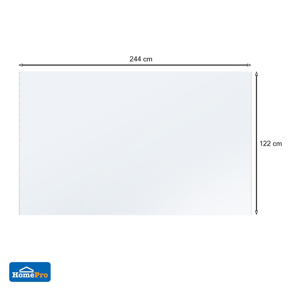 แผ่นโพลีคาร์บอเนต แบบตัน SUNSHIELD 3 มม. 1.22X2.44 ม. สีใส
