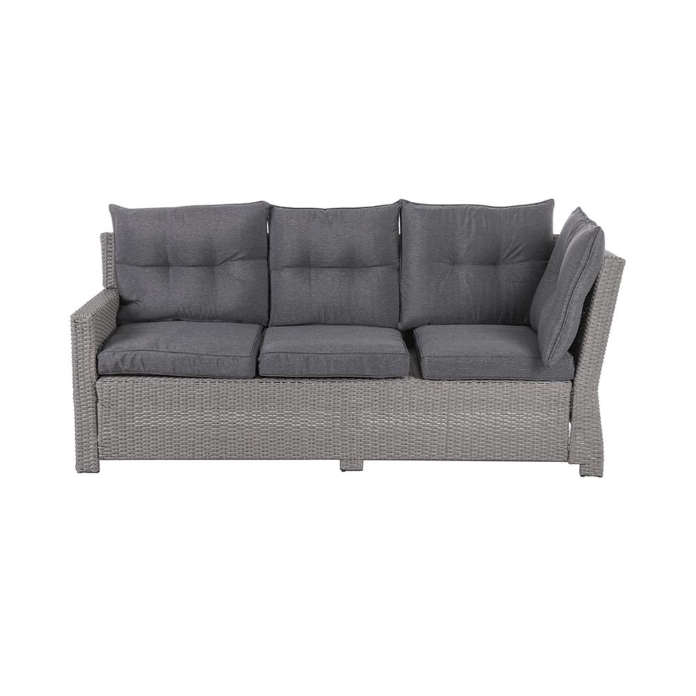 ชุดโซฟาสนาม SPRING OLIVIER สีเทา