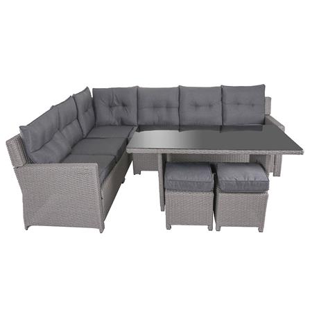 ชุดโซฟาสนาม SPRING OLIVIER สีเทา_1