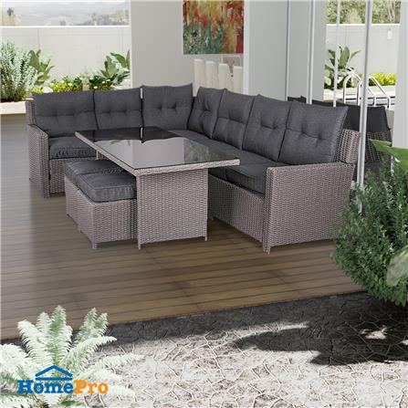 ชุดโซฟาสนาม SPRING OLIVIER สีเทา_8