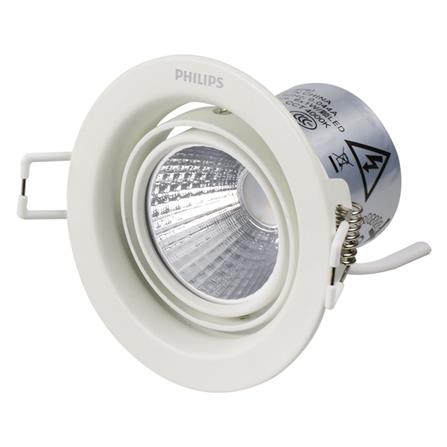 ดาวน์ไลท์ LED PHILIPS 59774 POMERON 4 นิ้ว 3 วัตต์ WARM WHITE สีขาว_1