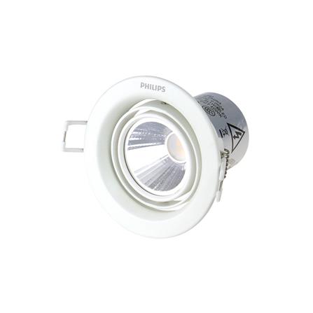 ดาวน์ไลท์ LED PHILIPS 59776 POMERON 4 นิ้ว 7 วัตต์ COOL WHITE สีขาว_1