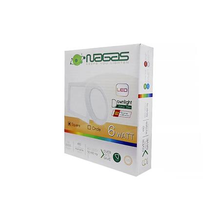 ดาวน์ไลท์ LED NAGAS DWL ALMA 5 นิ้ว 6 วัตต์ WARM WHITE สีขาว_1