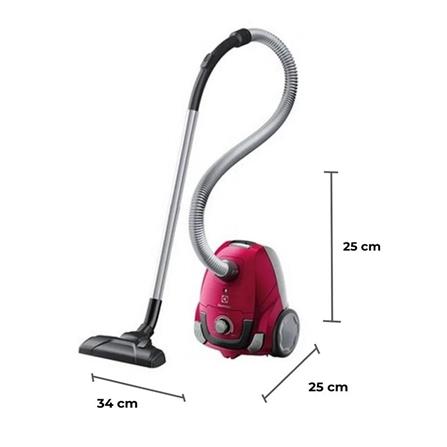 เครื่องดูดฝุ่นแบบถุง ELECTROLUX Z1221 1600 วัตต์ สีชมพู_1