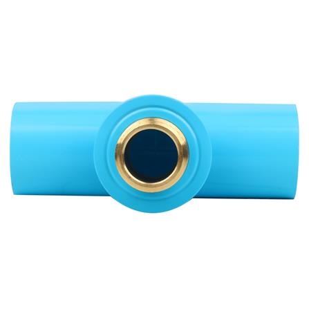 ข้อต่อสามทางเกลียวนอกทองเหลือง-หนา SCG 1/2 นิ้ว สีฟ้า_1