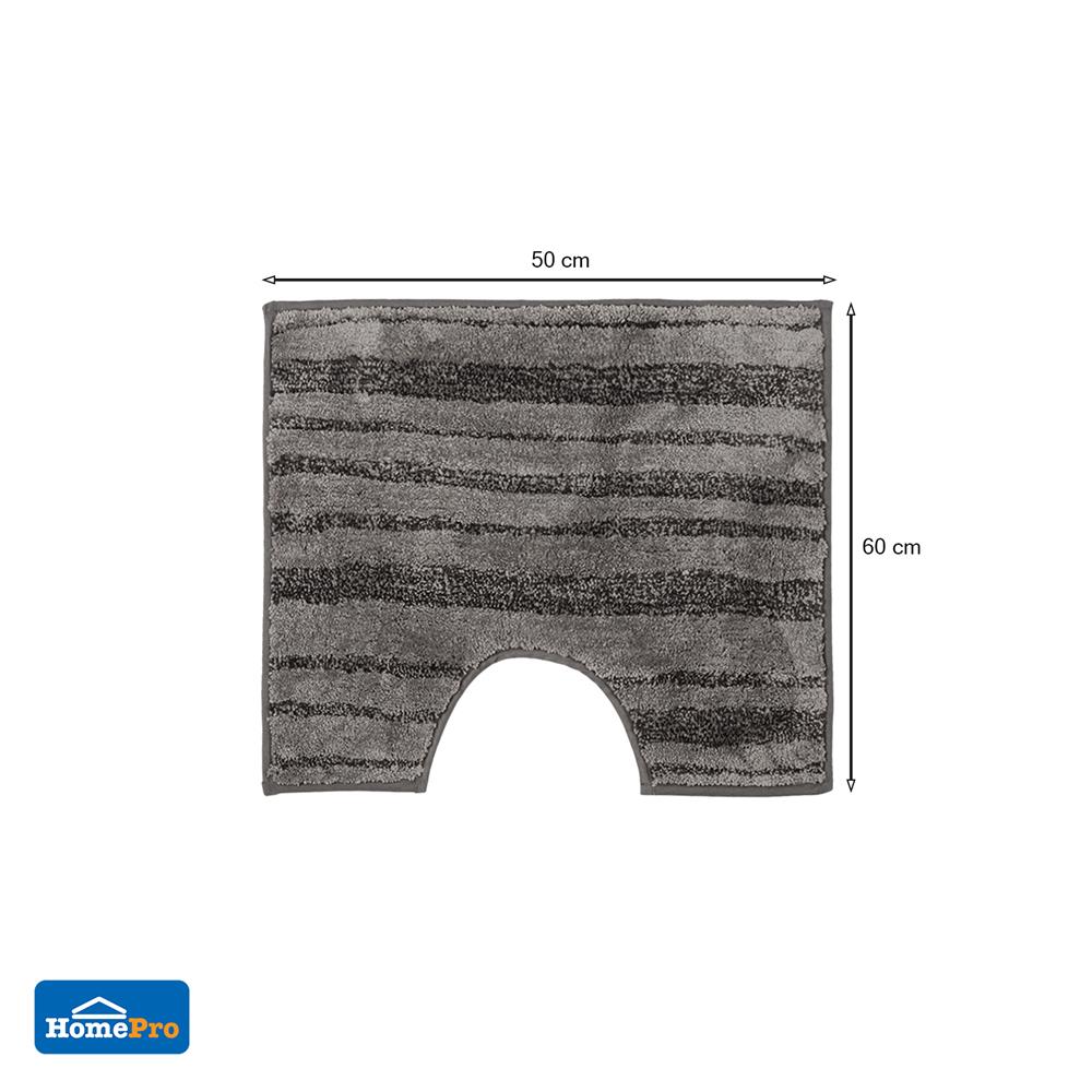 พรมห้องน้ำ HOME LIVING STYLE NODIC สีเทา