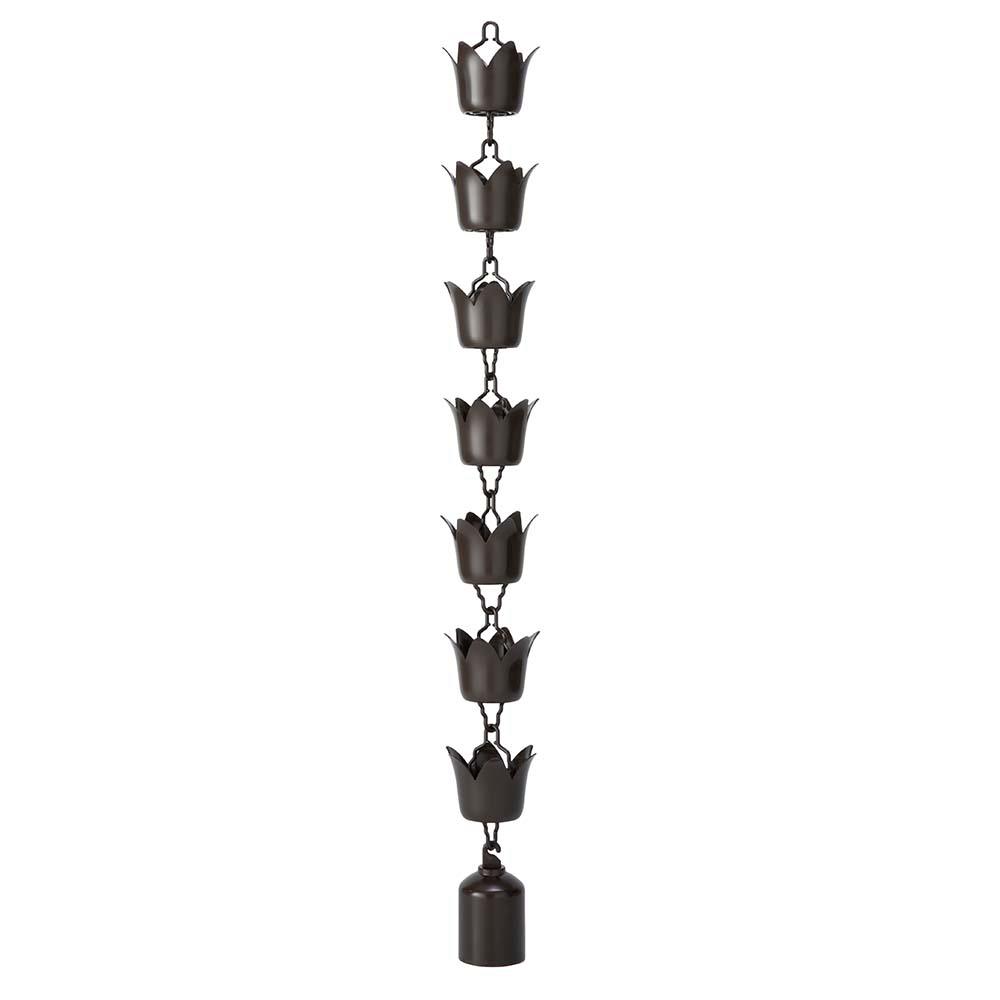 โซ่น้ำลง ลายดอกบัว SCG 3 เมตร สีน้ำตาลเข้ม