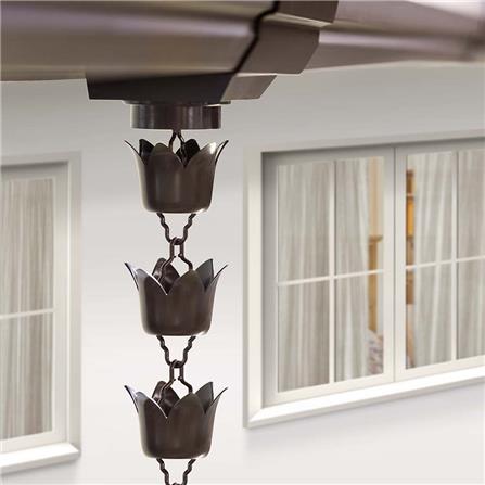 โซ่น้ำลง ลายดอกบัว SCG 3 เมตร สีน้ำตาลเข้ม_2