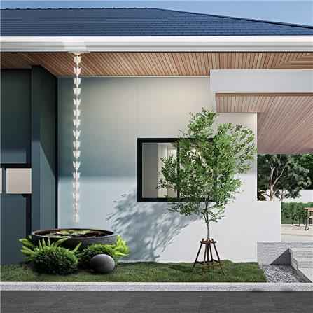 โซ่น้ำลง ลายดอกบัว SCG 3 เมตร สีขาว_2