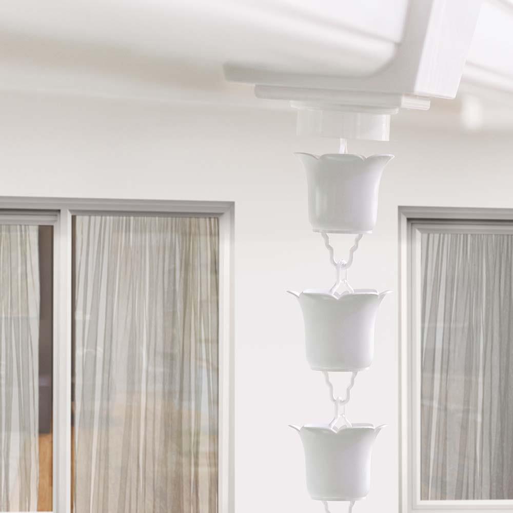 โซ่น้ำลง ลายดอกทิวลิป SCG 3 เมตร สีขาว