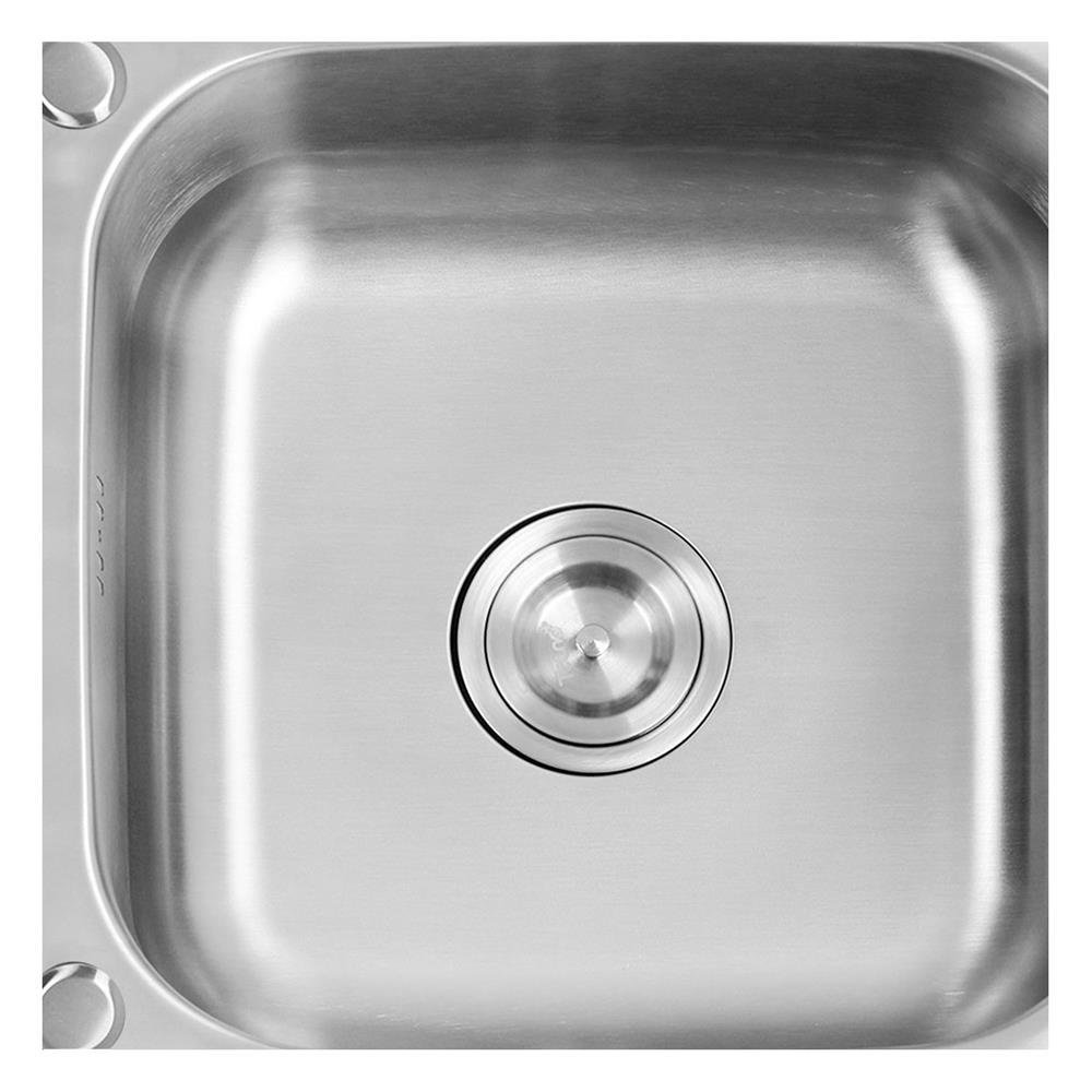 ซิงค์ฝัง 1หลุม 1ที่พัก TECNOPLUS 8250.02 สเตนเลส