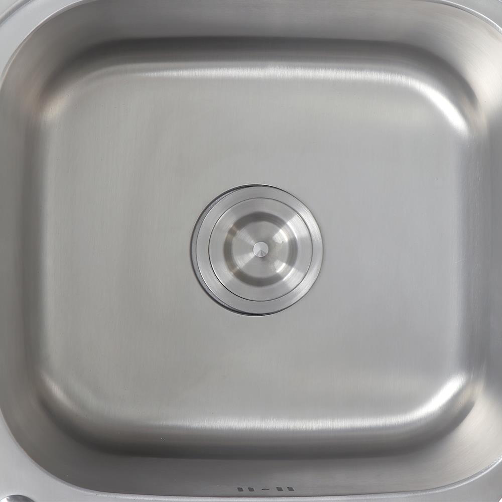 ซิงค์ฝัง 2หลุม 1ที่พัก TECNOPLUS 120.02 สเตนเลส