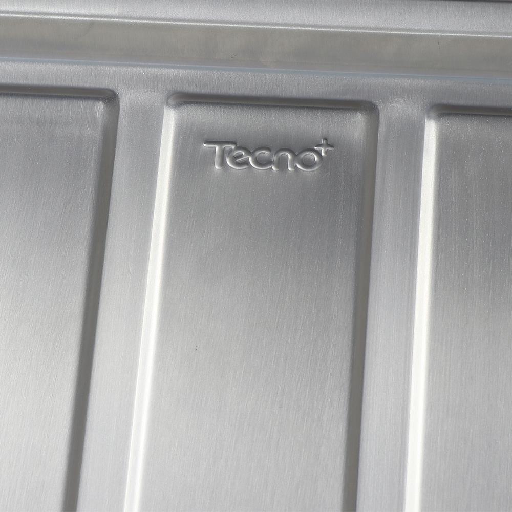 ซิงค์ฝัง 2หลุม 1ที่พัก TECNOPLUS 120.02 สเตนเลส