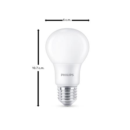 หลอด LED PHILIPS A60 8 วัตต์ DAYLIGHT E27 (แพ็ก 4 ชิ้น)_3