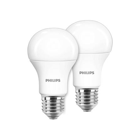 หลอด LED PHILIPS BULB A60 10 วัตต์ เดย์ไลท์ แพ็ก 2 ชิ้น