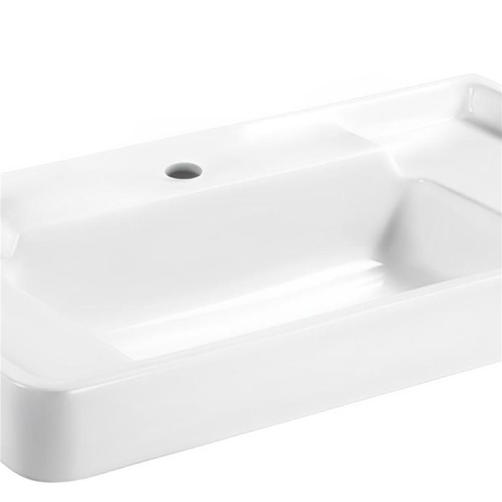 อ่างล้างหน้าวางบนเคาน์เตอร์ KOHLER K-2746X-1-0 สีขาว