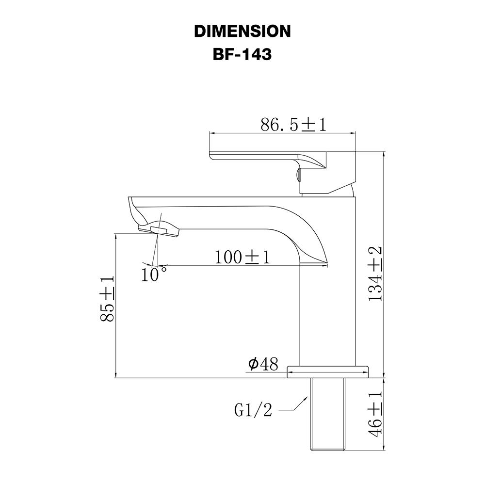 ก๊อกอ่างล้างหน้าเดี่ยว HANG BF-143