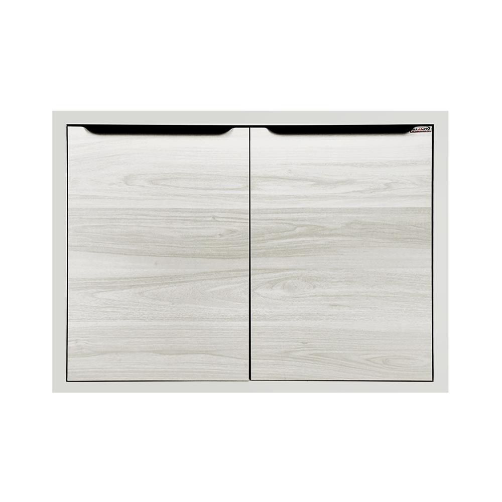 บานซิงค์คู่ KITZCHO GLOSSY 86x66 ซม. สีคริสตัลไวท์