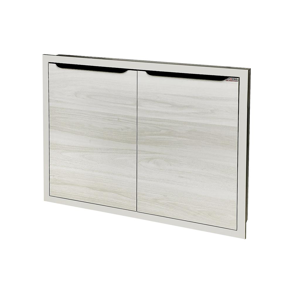 บานซิงค์คู่ KITZCHO GLOSSY 86x66 ซม. สีคริสตัลไวท์