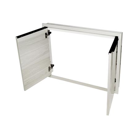 บานซิงค์คู่ KITZCHO GLOSSY 86x66 ซม. สีคริสตัลไวท์_2