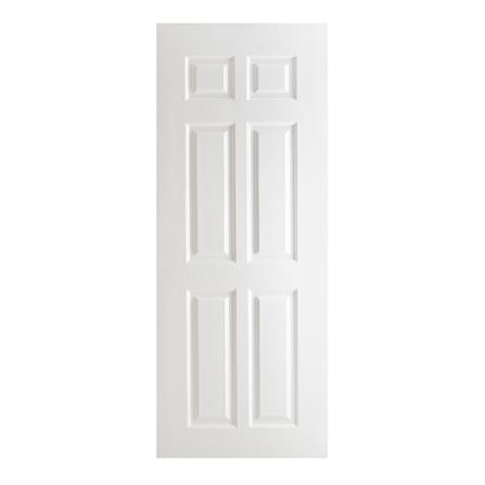 ประตูภายนอก UPVC PARAZZO MN003 80X200 ซม. สีขาว ไม่เจาะลูกบิด