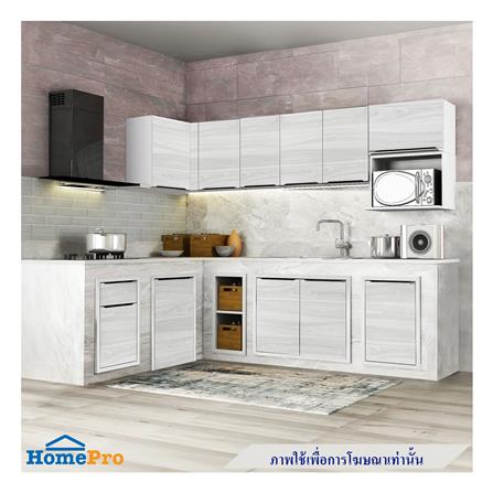 ตู้เข้ามุมเปิดขวา KITZCHO GLOSSY 80x60 ซม. สีคริสตัลไวท์_1