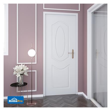 ประตูภายนอก UPVC AZLE ET02 70x200 ซม. สีขาว ไม่เจาะลูกบิด_3