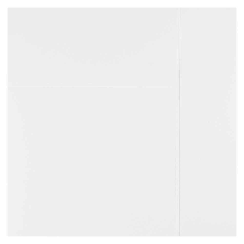 ประตูภายนอก UPVC AZLE MD6 80X200 ซม. สีขาว ไม่เจาะลูกบิด