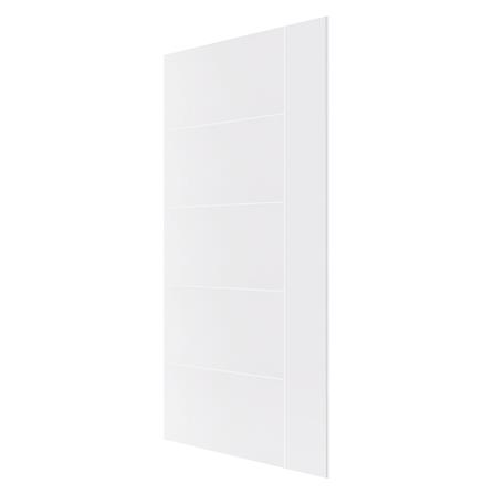 ประตูภายนอก UPVC AZLE MD6 80X200 ซม. สีขาว ไม่เจาะลูกบิด_1