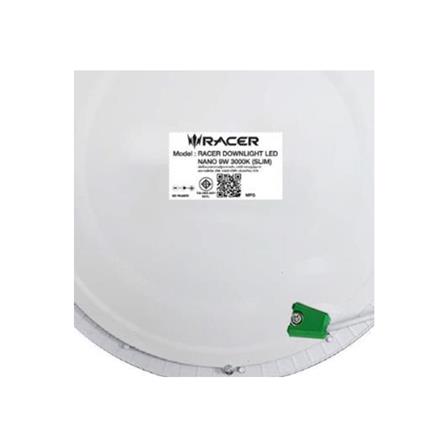 ดาวน์ไลท์ LED RACER NANO-D 5.7 นิ้ว 9 วัตต์ WARM WHITE สีขาว_6